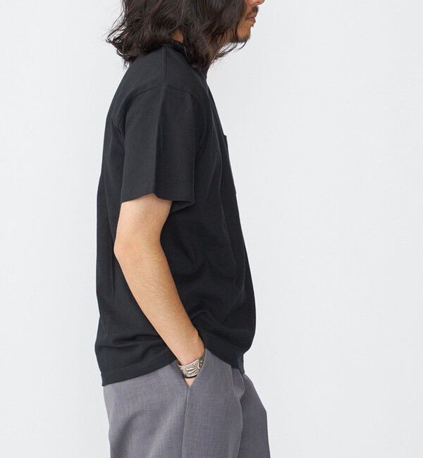 SHIPS「【WEB限定】SHIPS: SHIPSロゴ プリント ポケット Tシャツ」|Tシャツ・カットソー|