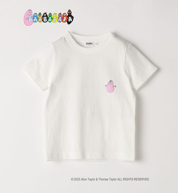 SHIPS Colors 「SHIPS Colors:90～140cm / バーバパパ プリント Tシャツ◇」|Tシャツ・カットソー|ライトホワイト