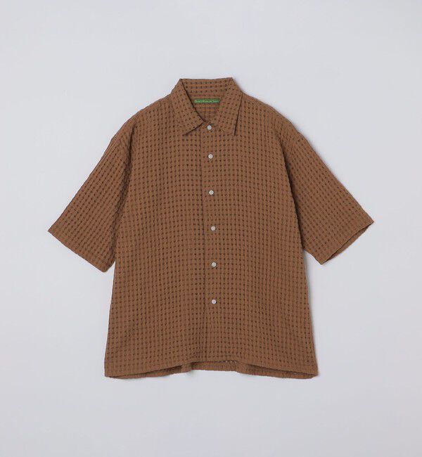 SHIPS「BENCH MARKING SHIRTS: シアー ドビー ショートスリーブ シャツ」|シャツ・ブラウス|
