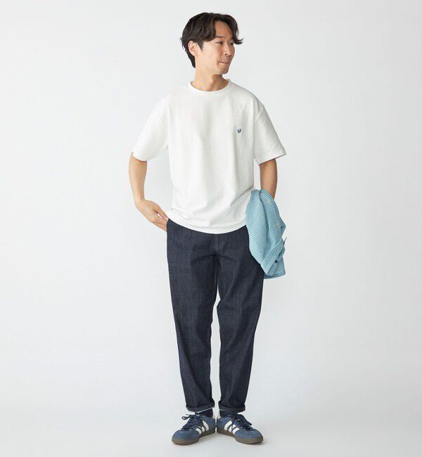 SHIPS「【WEB限定】SHIPS: メランジ カノコ クルーネック Tシャツ (半袖)」|Tシャツ・カットソー|