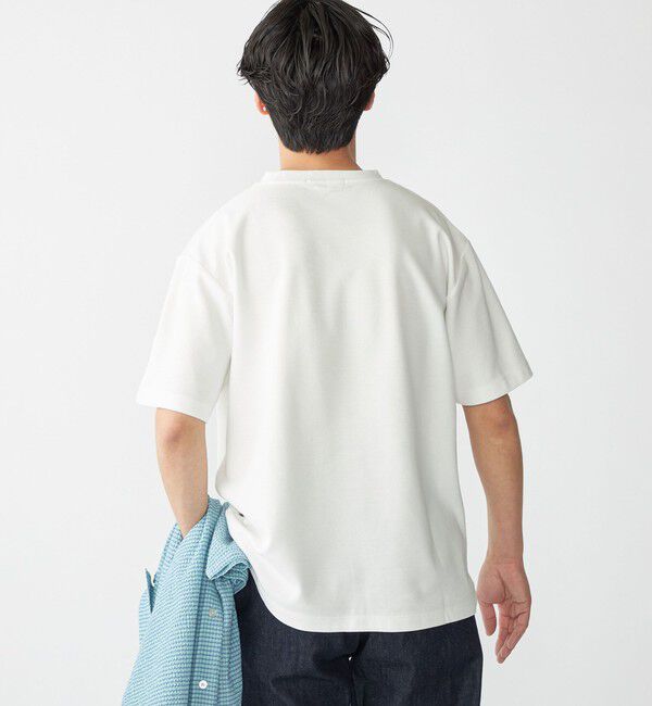 SHIPS「【WEB限定】SHIPS: メランジ カノコ クルーネック Tシャツ (半袖)」|Tシャツ・カットソー|