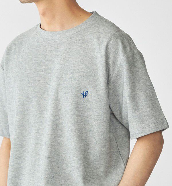 SHIPS「【WEB限定】SHIPS: メランジ カノコ クルーネック Tシャツ (半袖)」|Tシャツ・カットソー|グレー