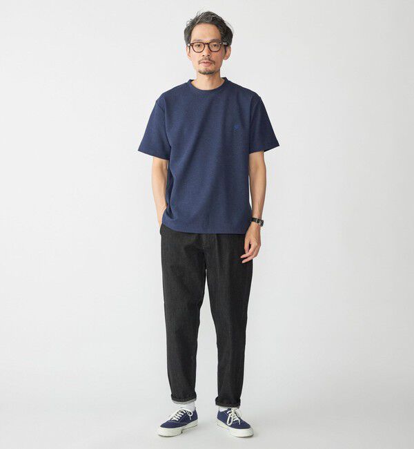 SHIPS「【WEB限定】SHIPS: メランジ カノコ クルーネック Tシャツ (半袖)」|Tシャツ・カットソー|