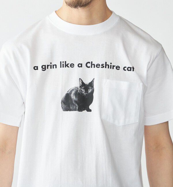 SHIPS「【WEB限定/SHIPS別注】Regency Works: キャット ポケット Tシャツ」|Tシャツ・カットソー|