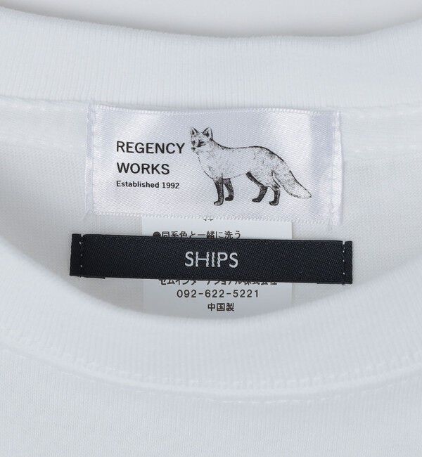 SHIPS「【WEB限定/SHIPS別注】Regency Works: キャット ポケット Tシャツ」|Tシャツ・カットソー|