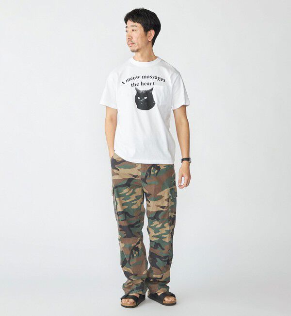 SHIPS「【WEB限定/SHIPS別注】Regency Works: キャット ポケット Tシャツ」|Tシャツ・カットソー|