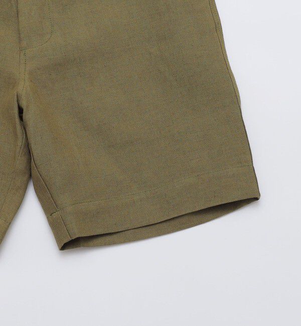 SHIPS「PEREGRINE: リネン ショートパンツ」|チノ|