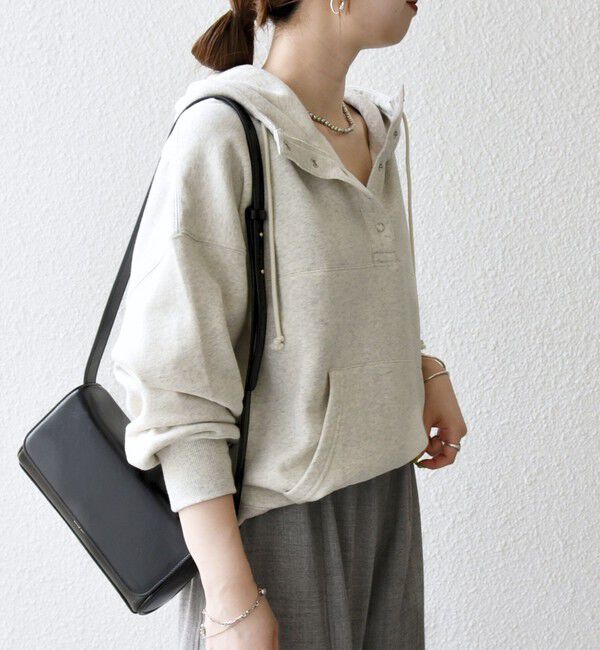 SHIPS any「《一部追加予約》SHIPS any:〈洗濯機可能〉USAコットン 裏起毛 フーディー ルーズ プルオーバー」|パーカー|