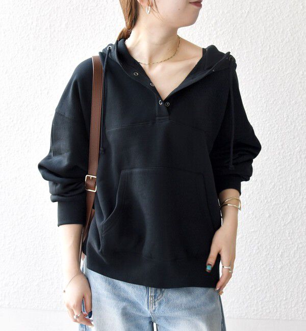 SHIPS any「《一部追加予約》SHIPS any:〈洗濯機可能〉USAコットン 裏起毛 フーディー ルーズ プルオーバー」|パーカー|