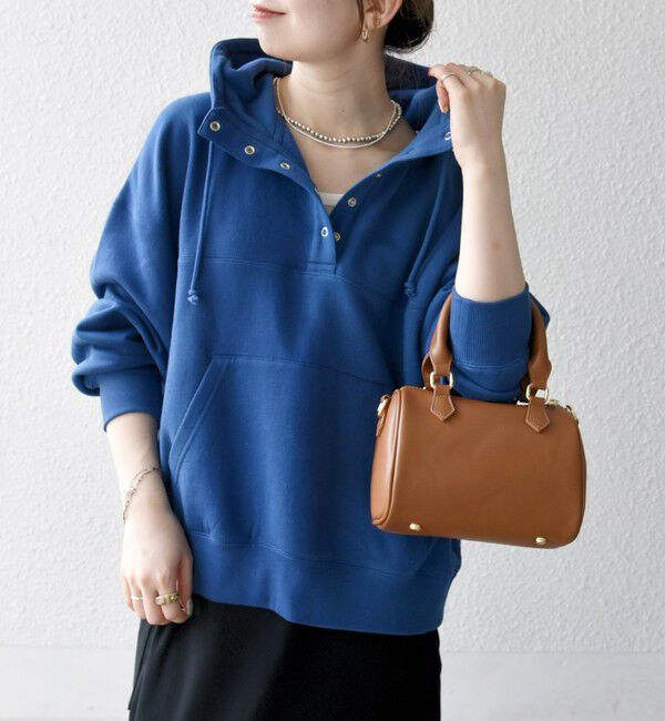 SHIPS any「《一部追加予約》SHIPS any:〈洗濯機可能〉USAコットン 裏起毛 フーディー ルーズ プルオーバー」|パーカー|