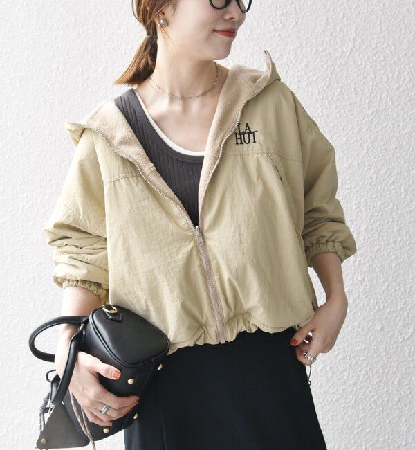 SHIPS any「【SHIPS any別注】La Hutte:〈洗濯機可能〉リバーシブル マウンテン パーカ」|ブルゾン・スタジャン|