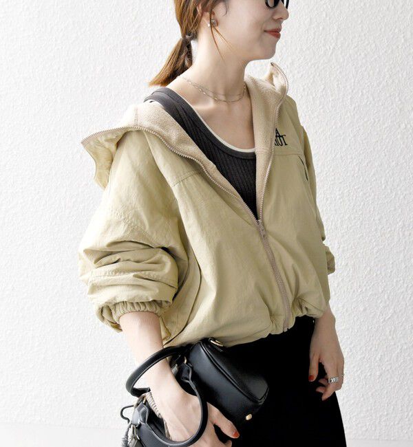 SHIPS any「【SHIPS any別注】La Hutte:〈洗濯機可能〉リバーシブル マウンテン パーカ」|ブルゾン・スタジャン|