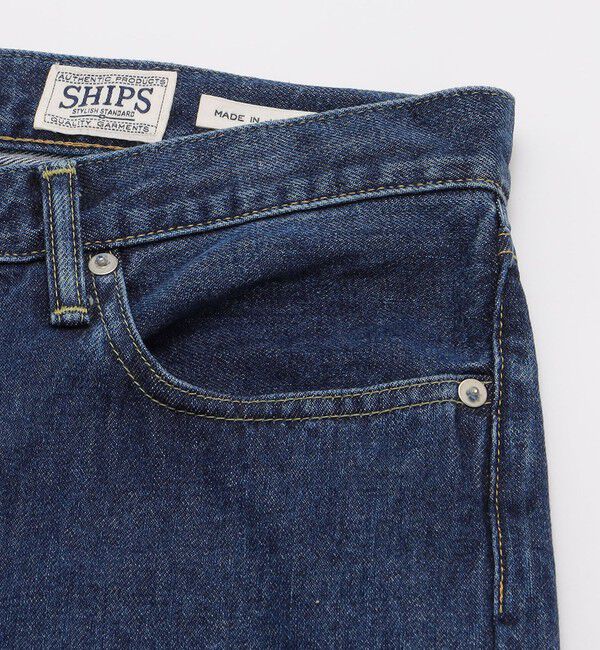 SHIPS「SHIPS: AUTHENTIC 5ポケット ブリーチ デニム」|デニム|