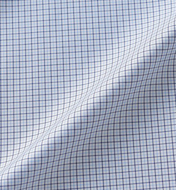 SHIPS「【SHIPS別注】Errico Formicola: LUCA タブカラー マイクロチェック シャツ」|シャツ・ブラウス|