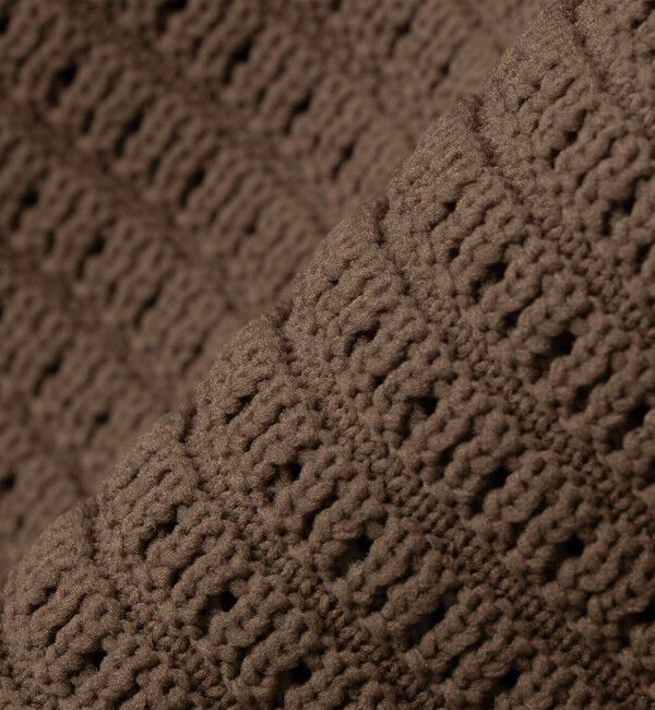 SHIPS Colors 「SHIPS Colors:〈洗濯機可能〉スポンジ メッシュ ニット◇」|ニット・セーター|