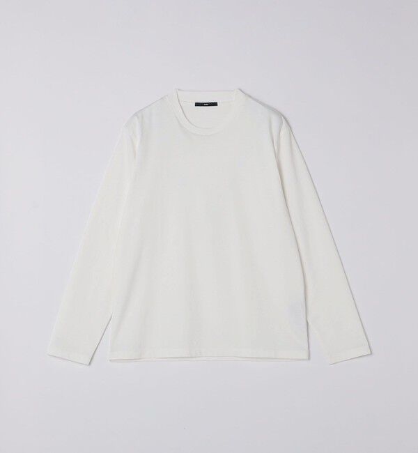 SHIPS「【WEB限定】SHIPS:〈手洗い可能/抗菌/防臭〉シルケット ビズ クルーネック ロングスリーブ」|Tシャツ・カットソー|