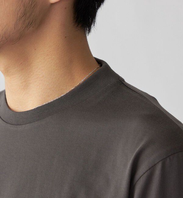 SHIPS「【WEB限定】SHIPS:〈手洗い可能/抗菌/防臭〉シルケット ビズ クルーネック ロングスリーブ」|Tシャツ・カットソー|