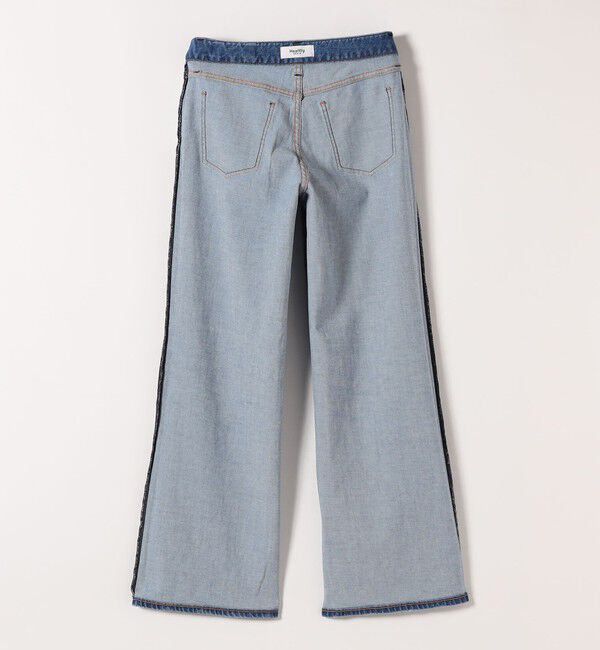 SHIPS any「Healthy DENIM:〈洗濯機可能〉Quiche フレア デニム パンツ」|デニム|