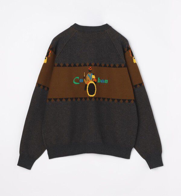 CABaN「CABaN コットンカシミヤジャカード JAZZ BAND クルーネックカーディガン」|カーディガン|