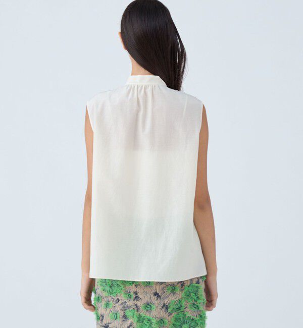 TOMORROWLAND collection「シアーオーガンジー ビーズヨークブラウス」|シャツ・ブラウス|