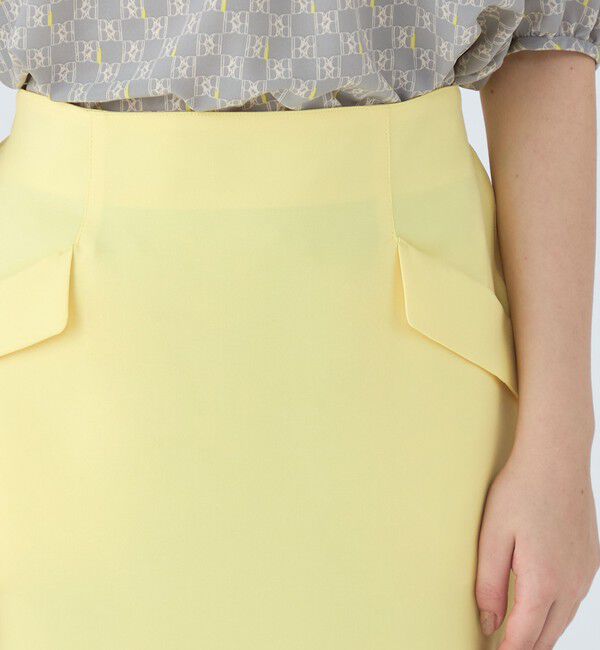 Ballsey「ブライトストレッチ タイトスカート」|タイト|