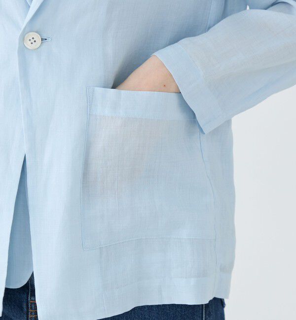 MACPHEE「ラミーソリッド シングルジャケット」|テーラードジャケット|