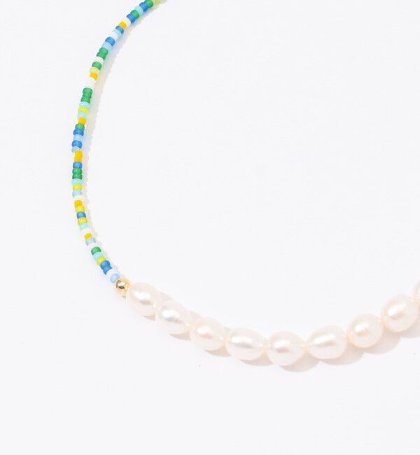 TOMORROWLAND GOODS「【別注】eliou パール&times;ビーズ ネックレス」|ネックレス|