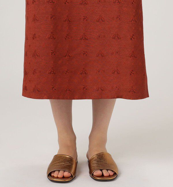 SOULEIADO「ポリエステルレーヨンプリント キャミソールワンピース」|ワンピース|