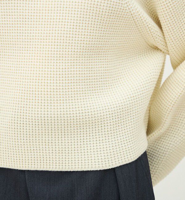 MACPHEE「ハイブリットコットン クルーネックプルオーバー」|ニット・セーター|