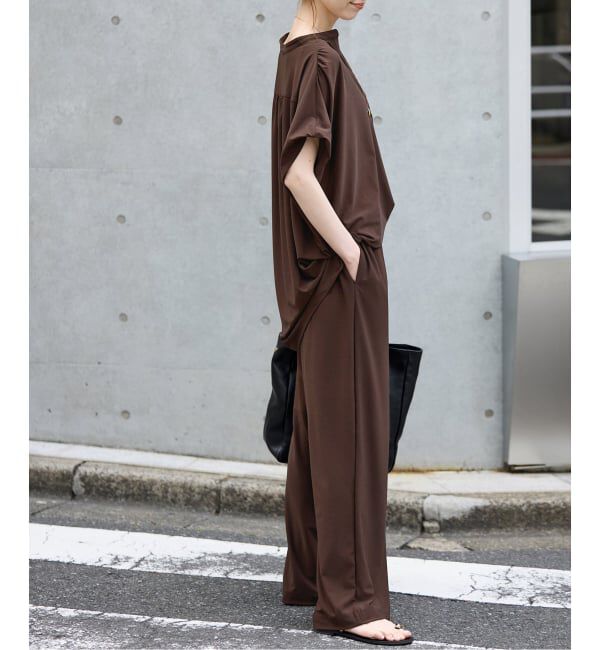 SLOBE IENA「《2枚セット》カットジョーゼットセットアップ」|Tシャツ・カットソー|