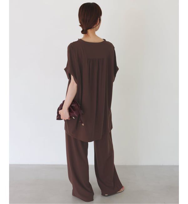 SLOBE IENA「《2枚セット》カットジョーゼットセットアップ」|Tシャツ・カットソー|