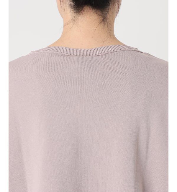 IENA「《WEB限定/追加2》コットンストレッチ NEO2 ワイド長袖プルオーバー」|ニット・セーター|