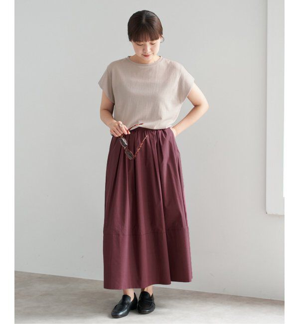 IENA「《追加2》シアーミニ裏毛 Tシャツ」|Tシャツ・カットソー|