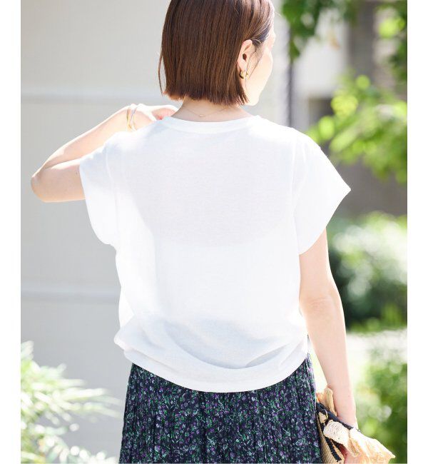 IENA「《追加2》シアーミニ裏毛 Tシャツ」|Tシャツ・カットソー|