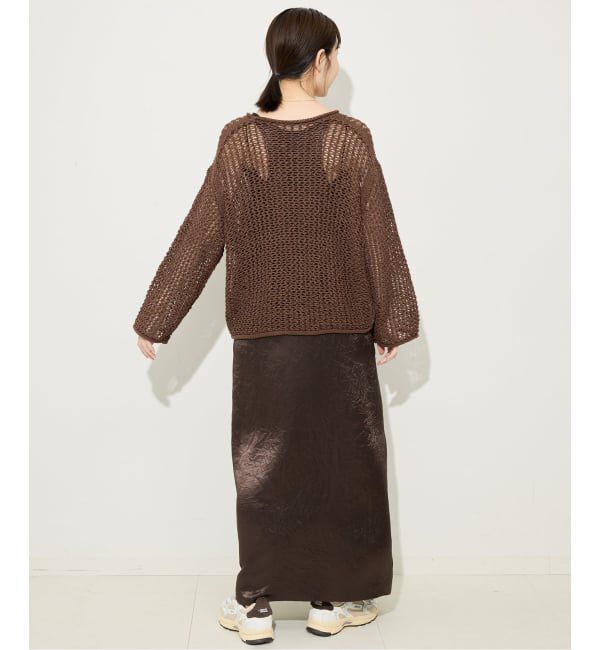 SLOBE IENA「LOGAN/ローガン SLOBE別注 メッシュプルオーバー」|ニット・セーター|