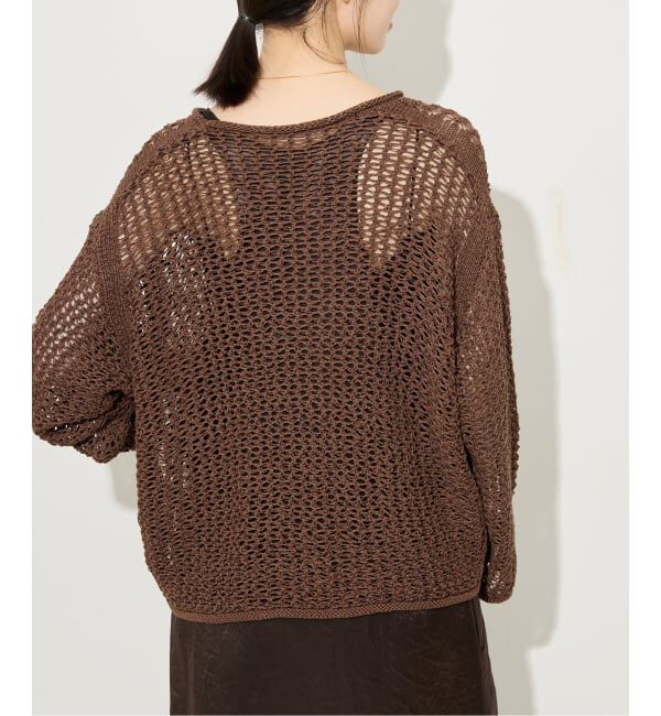 SLOBE IENA「LOGAN/ローガン SLOBE別注 メッシュプルオーバー」|ニット・セーター|