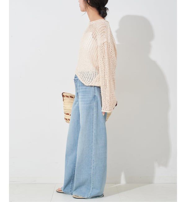 SLOBE IENA「LOGAN/ローガン SLOBE別注 メッシュプルオーバー」|ニット・セーター|