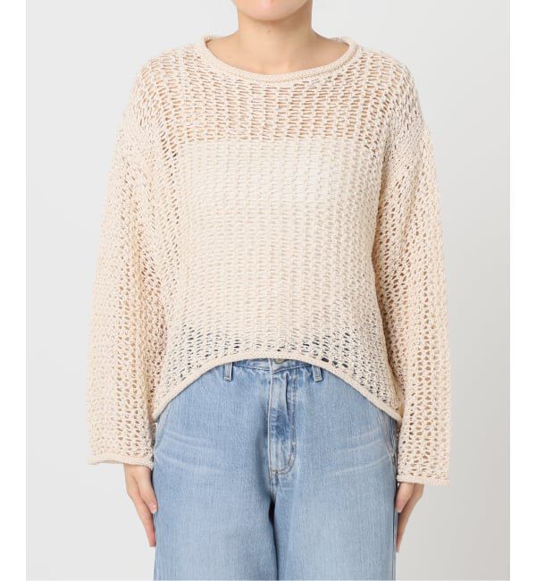 SLOBE IENA「LOGAN/ローガン SLOBE別注 メッシュプルオーバー」|ニット・セーター|