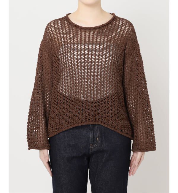 SLOBE IENA「LOGAN/ローガン SLOBE別注 メッシュプルオーバー」|ニット・セーター|