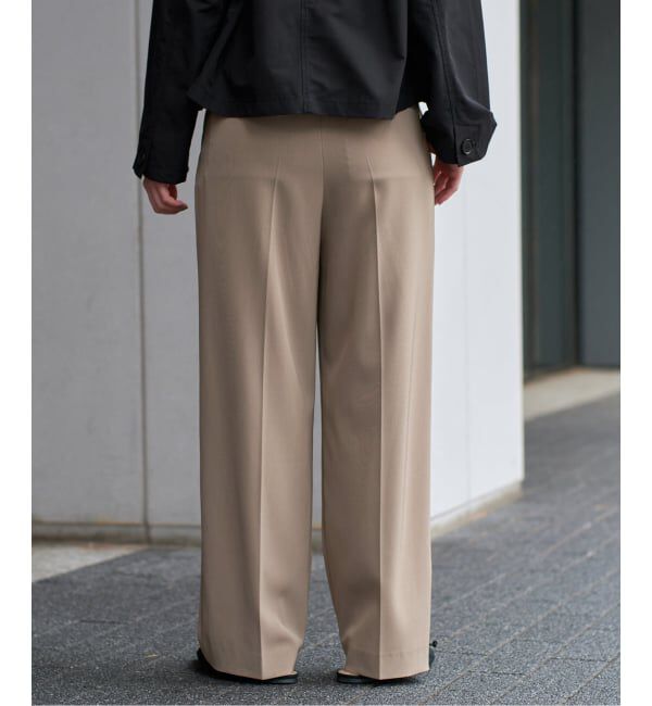 IENA「《追加5》サスペンダーツイルパンツ」|スラックス|