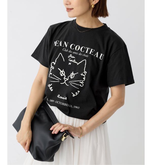 IENA「THE CULTURE CODE &times; Jean Cocteau 別注 CAT Tシャツ」|Tシャツ・カットソー|