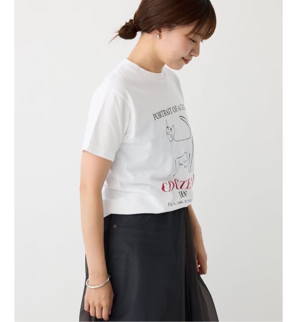 IENA「THE CULTURE CODE &times; Jean Cocteau 別注 CAT Tシャツ」|Tシャツ・カットソー|