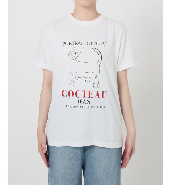 IENA「THE CULTURE CODE &times; Jean Cocteau 別注 CAT Tシャツ」|Tシャツ・カットソー|