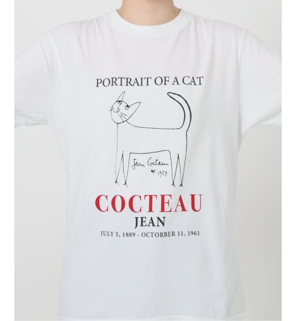 IENA「THE CULTURE CODE &times; Jean Cocteau 別注 CAT Tシャツ」|Tシャツ・カットソー|
