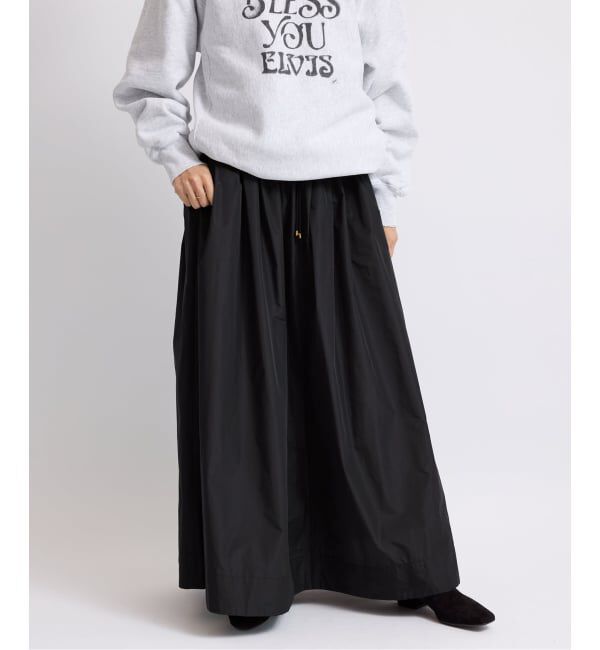 IENA「メモリータフタギャザースカート」|スカート|