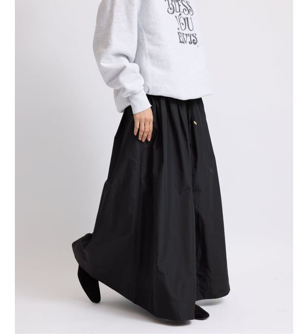 IENA「メモリータフタギャザースカート」|スカート|