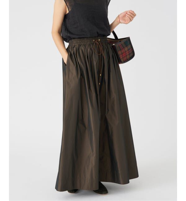 IENA「メモリータフタギャザースカート」|スカート|