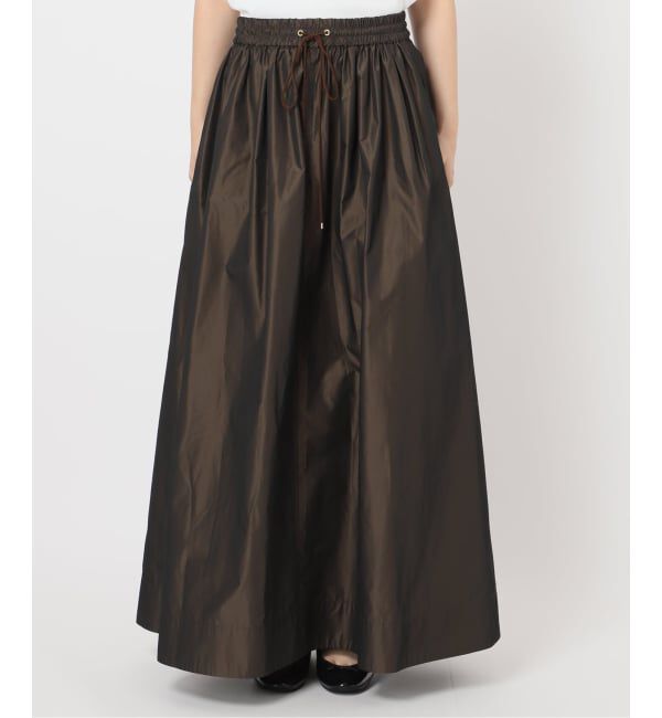 IENA「メモリータフタギャザースカート」|スカート|