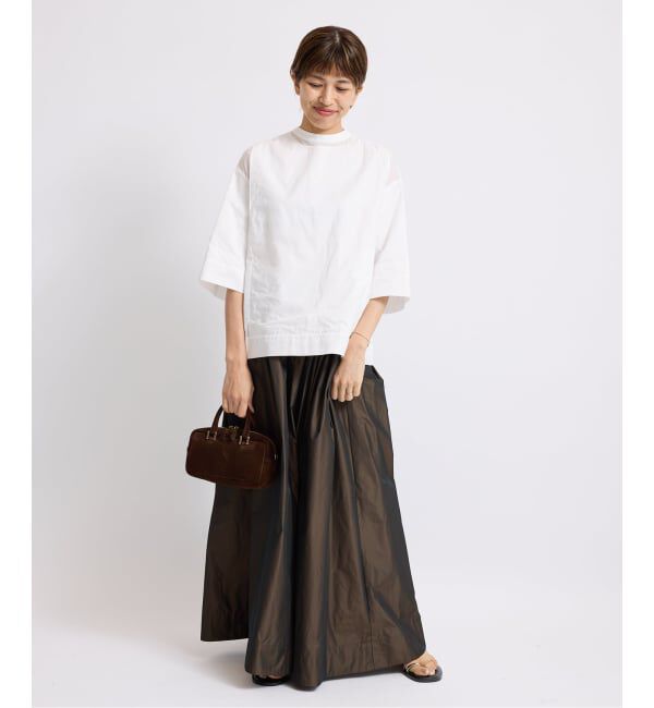 IENA「メモリータフタギャザースカート」|スカート|