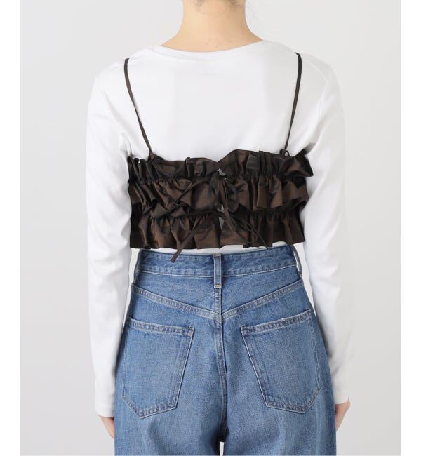 IENA LA BOUCLE「IENA LA BOUCLE タフタフリルビスチェ」|その他|